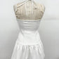 Stretch Denim Corset Mini Dress