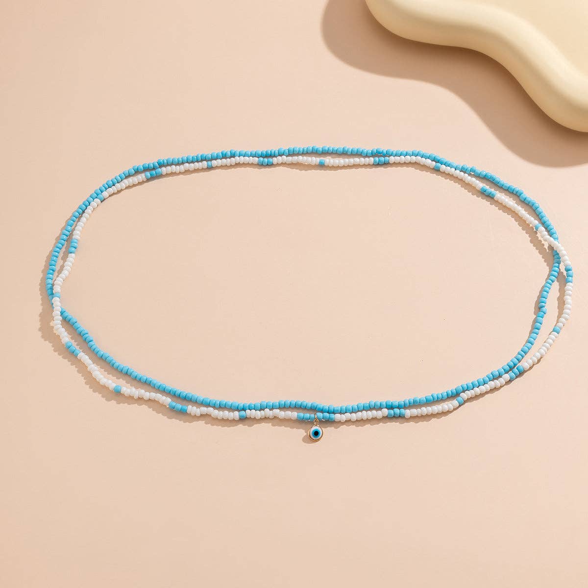 Simple Beaded Shell Waist Chain DPJYD18: 1