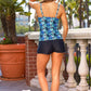Floral Print Tankini with Boyshorts