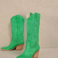 OLIVIA: Light Blue Cowgirl Boot