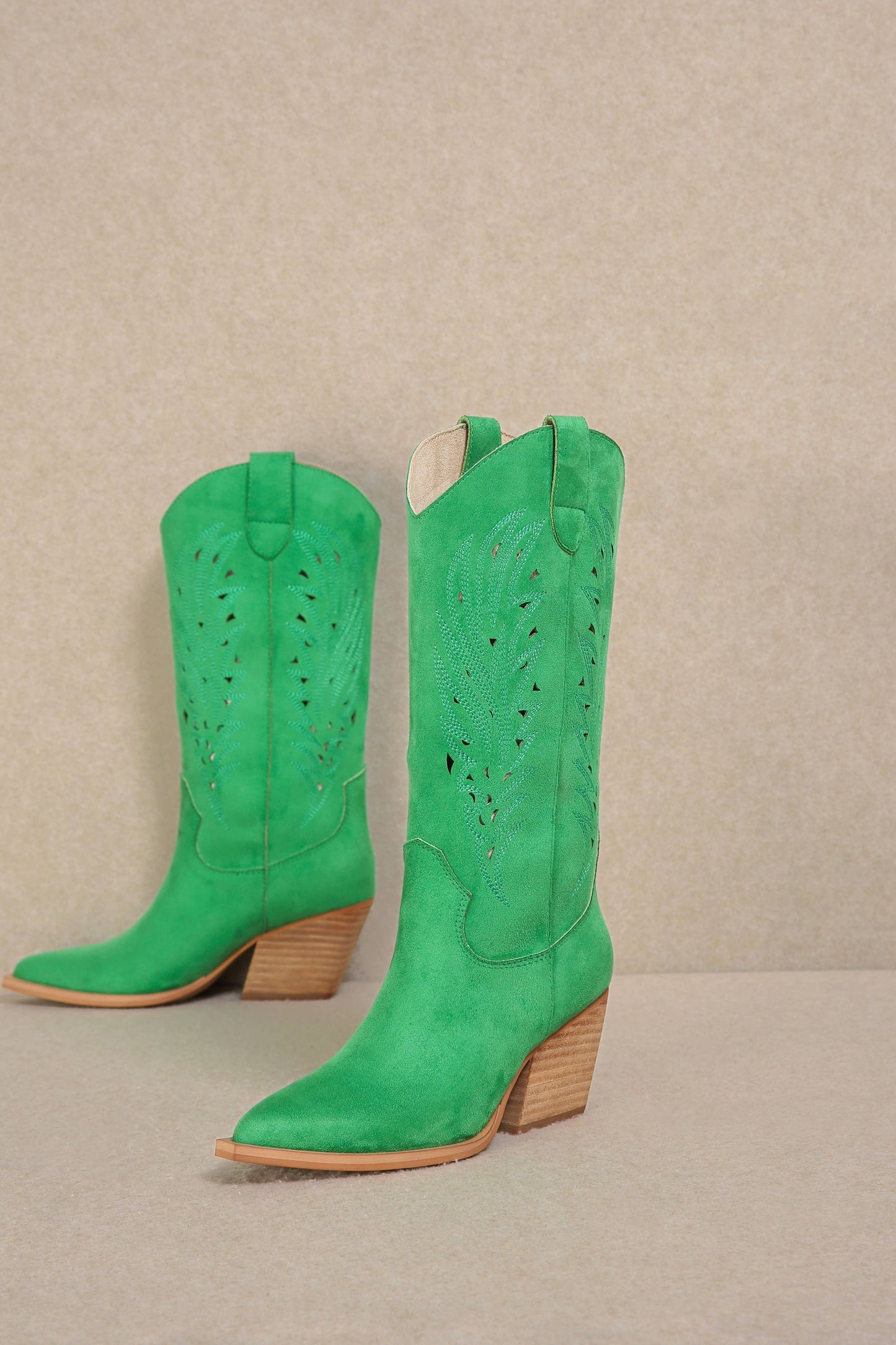 OLIVIA: Light Blue Cowgirl Boot