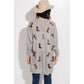 Cowgirl boots print Knit casual style Cardigan