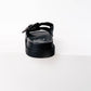 Isol Western Buckle Sandal in Black and Cream: