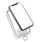 Fabric Scarf Chain Phone Holder Wristlet Strap: Beige