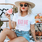 Beach Babe Pink/Turquoise Graphic Tee
