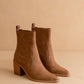 The Addison | Brown Perfectly Paneled Western Boot: BROWN