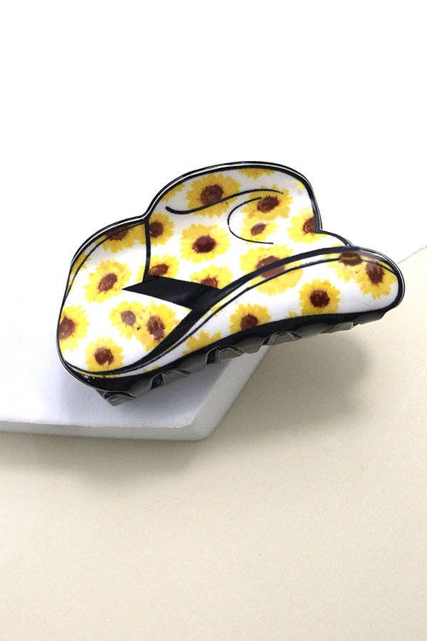 WESTERN COWGIRL BOOT HAIR CLAW CLIPS 40H569