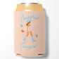 Brunette Coastal Cowgirl Can Cooler