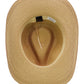 Blue Starfish Straw Coastal Cowgirl Hat: TAN / ONE SIZE