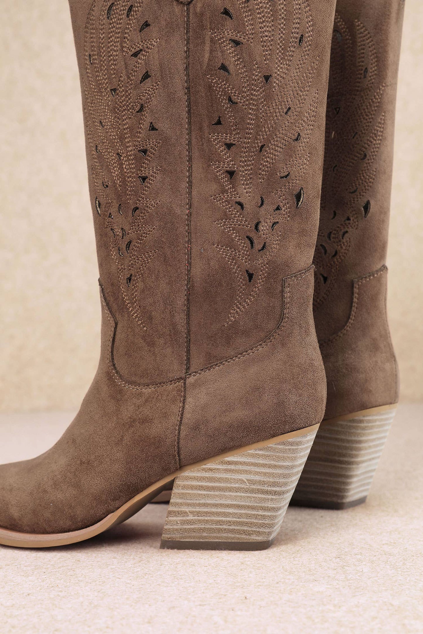 OLIVIA: Light Blue Cowgirl Boot
