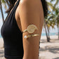Shell Pearl Arm Cuff Bracelet