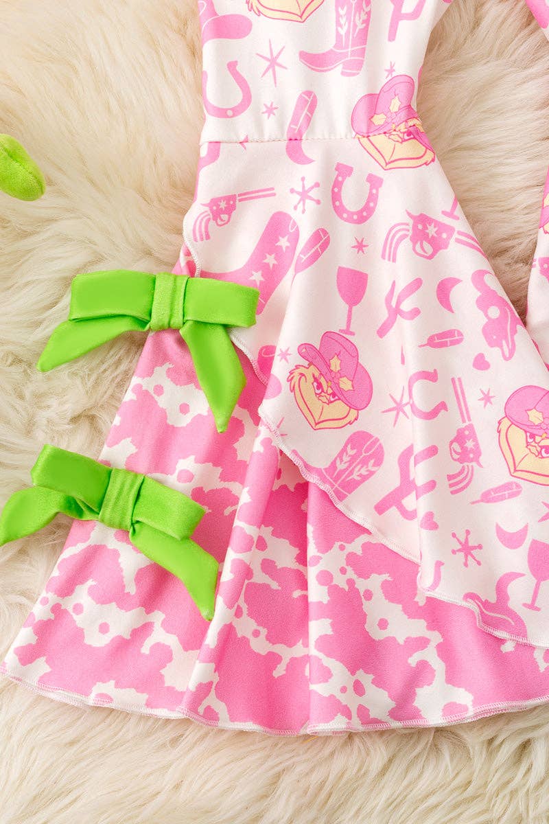 Howdy Grin Christmas character 2 piece set. OFG60127