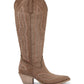 TESS: Dark Brown Cowgirl Boot