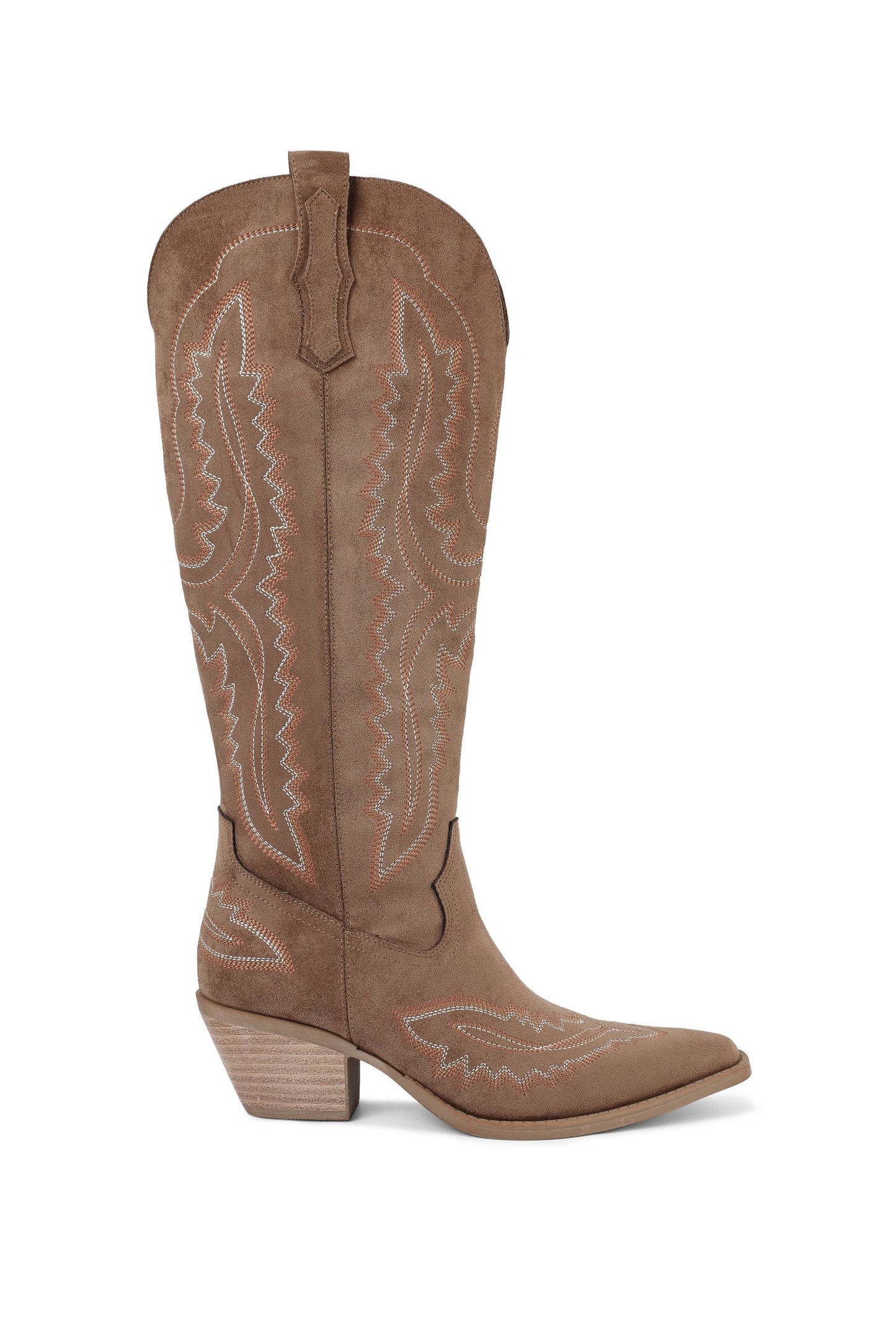 TESS: Dark Brown Cowgirl Boot