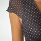 Polka Dot Deep Mini Dress