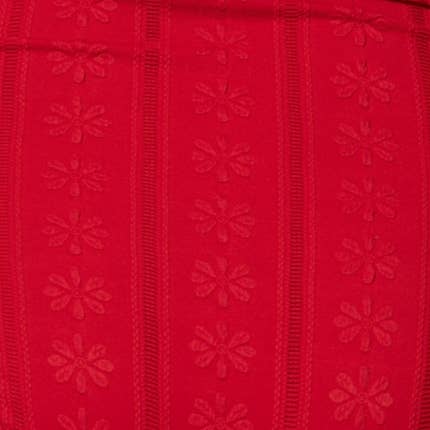 825631-TEXTURED SOLID U-RING DETAIL BIKINI SET