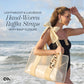 Special Edition Bow Ecru Raffia Beach Tote With Phone Pouch