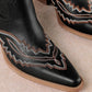 TESS: Dark Brown Cowgirl Boot