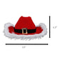Unlit Christmas Cowboy Santa Western Holiday Hat