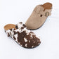 CORK CUSHIONED SLIP ON SL: BROWN COW