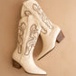 Amaya white Chai Classic Western Boot
