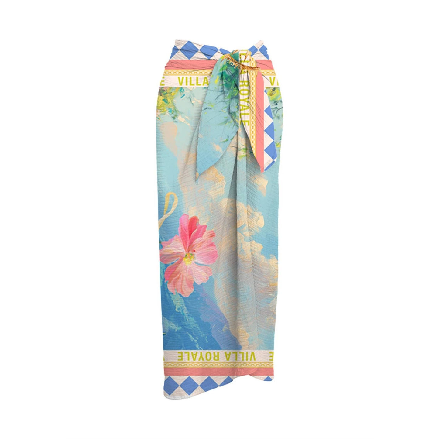 Saint-Tropez Coverup Wrap: COBALTBLU