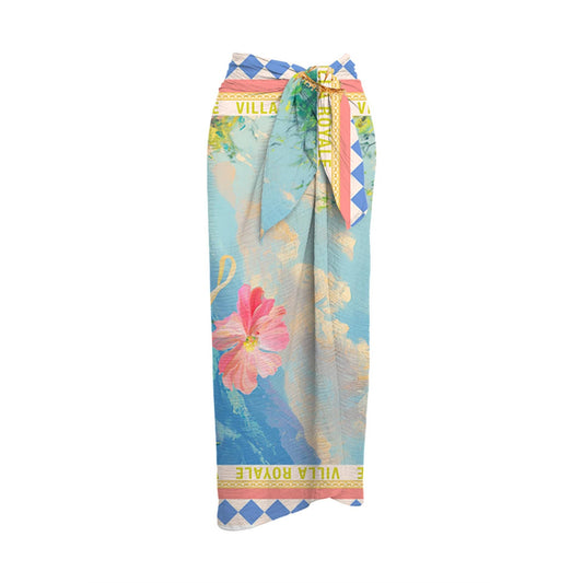 Saint-Tropez Coverup Wrap: COBALTBLU