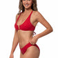 825631-TEXTURED SOLID U-RING DETAIL BIKINI SET