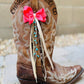 BOOT BOW CHARMS: COTTON BOWS