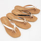 MISTY GOLDEN STARFISH DECOR THONG STRAP SANDAL