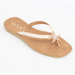 MISTY GOLDEN STARFISH DECOR THONG STRAP SANDAL