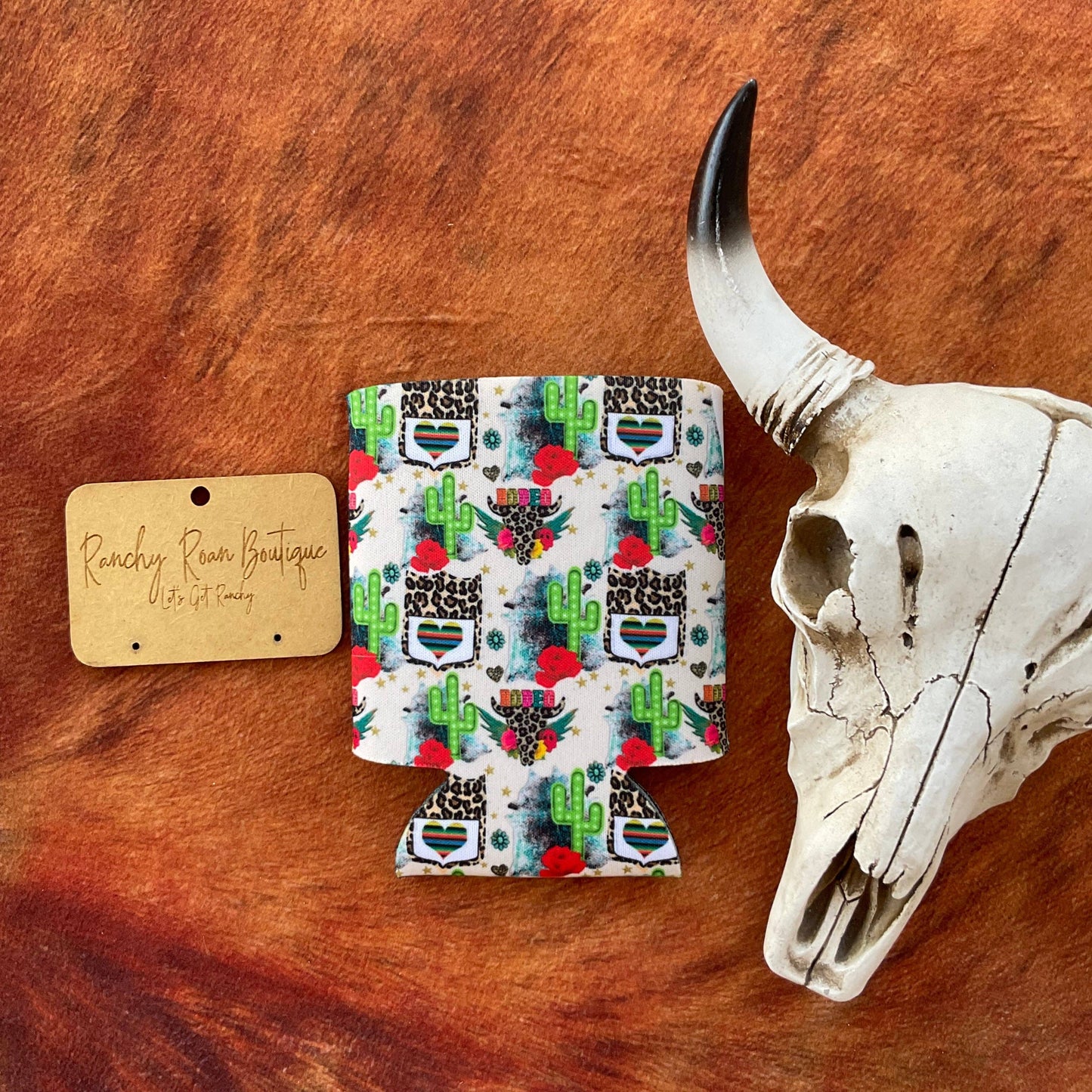 Western Graphic Slim & Regular Koozie: The World Needs More Cowboys / Regular