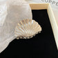 Gold Seashell Hair Claw Clip